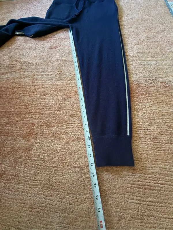 RLX Ralph Lauren Washable Cashmere Jogger Pants M Navy NWT MSRP $368 - Image 3