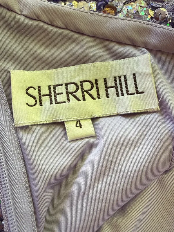 Sherri Hill 54469 Lilac One Shoulder Sequin Cocktail Dress Homecoming Prom - 4 - Image 10