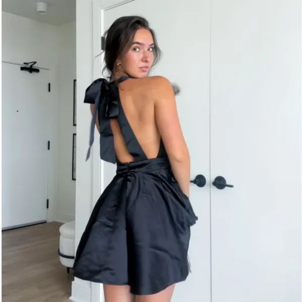 Commense Dress Black Size XS - Image 3