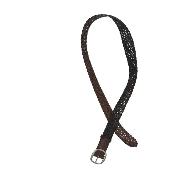 Rolfs Braided Belt Womens‎ Large Brown Faux Leather Woven Boho Classic Casual - Image 3