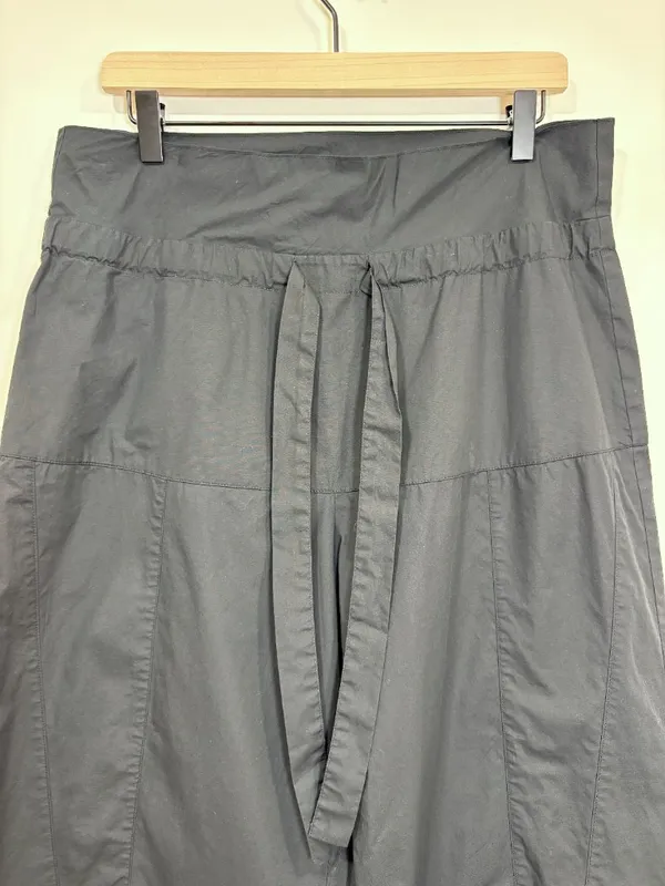 🌟 Bumpsuit 🌟 The Realxed Drawstring Poplin Wide Leg Pant Black Sz S - Image 5