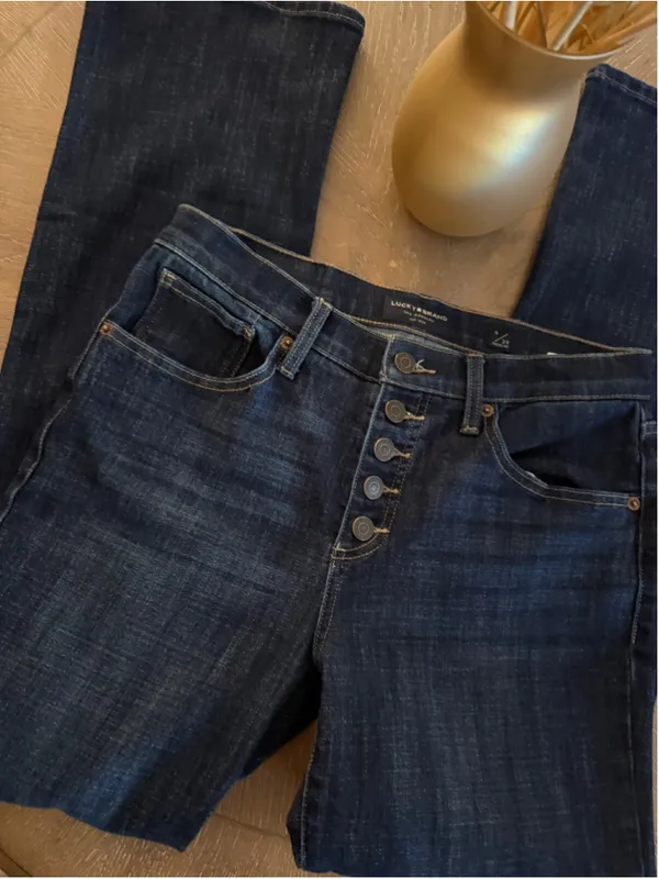 Women's Lucky Brand High Rise Jeans Size 8 Blue - Image 2