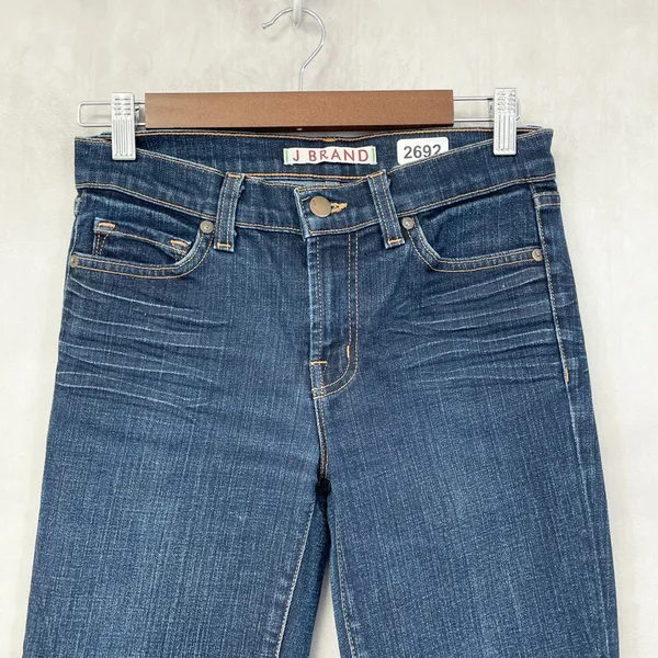 J Brand Low Rise Bootcut‎ Jeans Womens 26 Indie Western Stretch Urban Clean Girl - Image 5