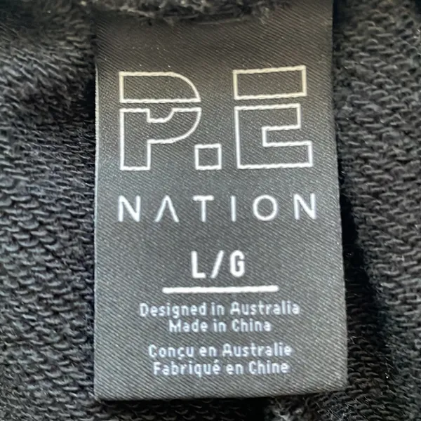 PE Nation Black Apex Sweat Shorts Large Streetwear Lounge - Image 7
