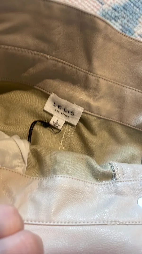 Le lis Leather Pants With Belt - Image 2