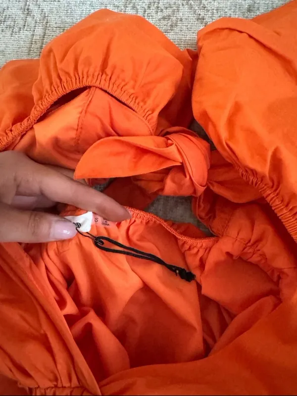 Day + Moon Orange Dress - Image 4