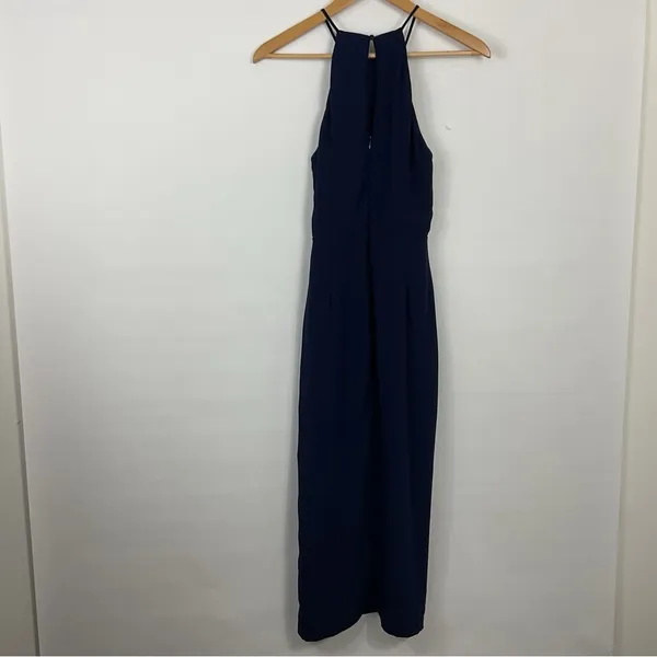 Lulus Navy Blue‎ Sleeveless Midi Dress Size Small - Image 4