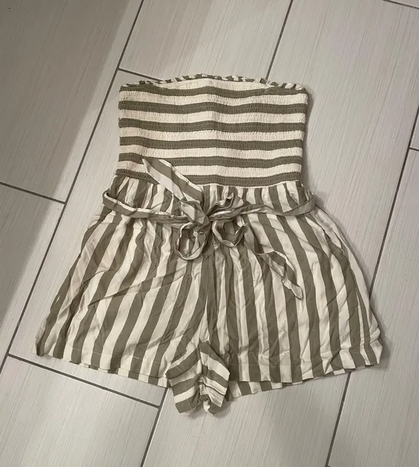 American Eagle Outfitters Smocked Tube Romper - Image 5
