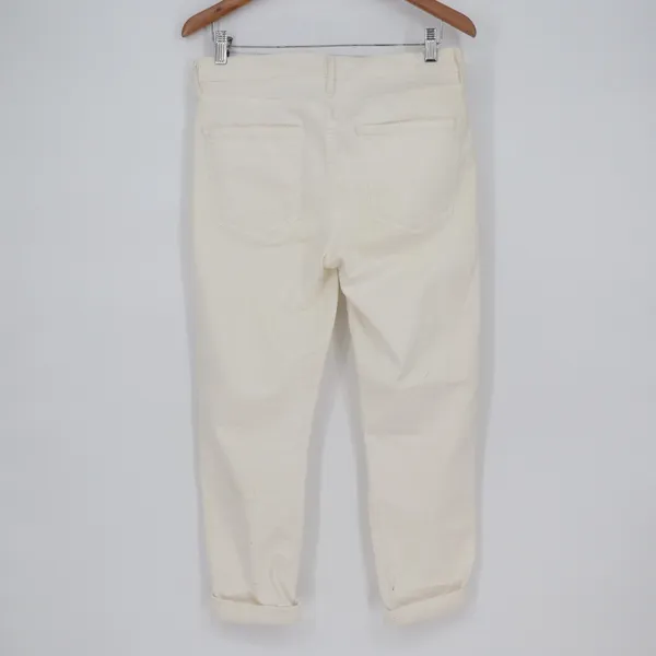 AGOLDE‎ Cream High Rise Straight Leg Crop Jeans Womens Size 32 - Image 10