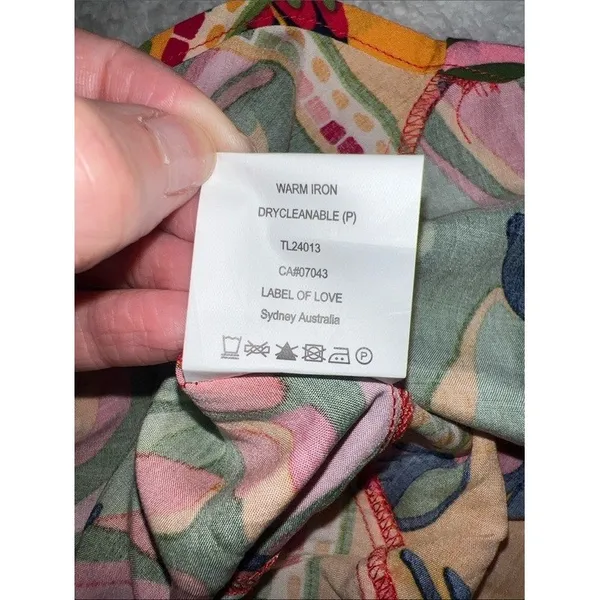 Label of Love Calista Off Shoulder Maxi Dress M NWT Tropical Boho Resort - Image 9