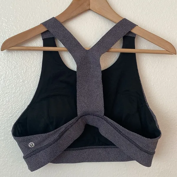 Lululemon 12 Fast & Free Bra in Disperse Dusky Lavender Black - Image 6