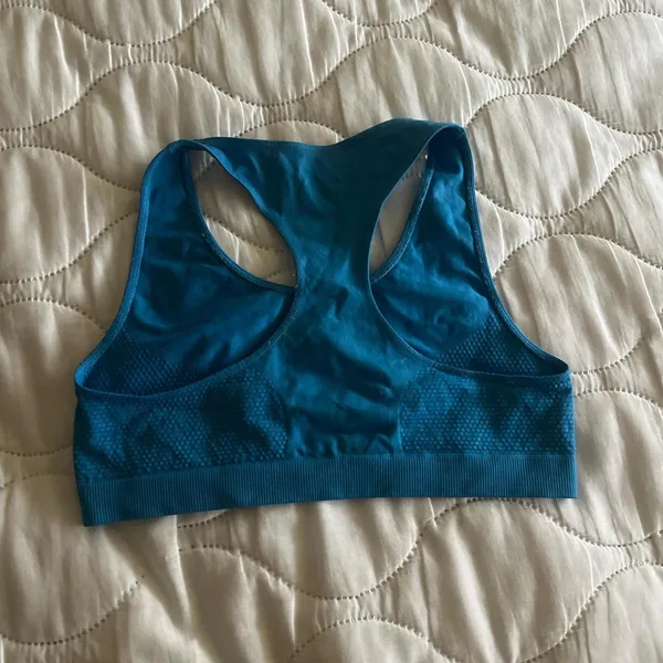 Blue sports bra #activewear Champion size M No flaws - Image 3