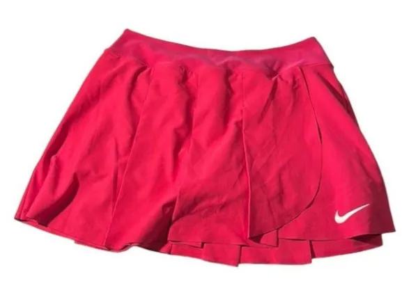 Nike Women's Flouncy Skort Tennis Golf Skirt Shorts Fuchsia Dark Pink Size SML - Image 2