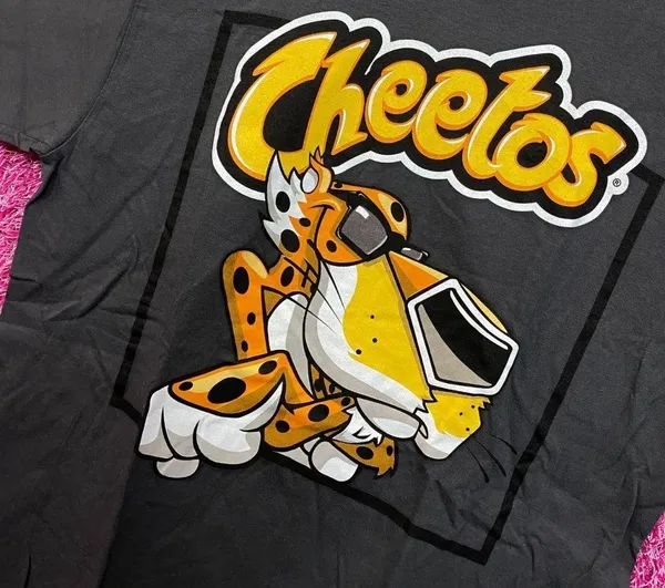 Cheetos Chester Cheetah Frito-Lay Chips Promo Tee M - Image 4