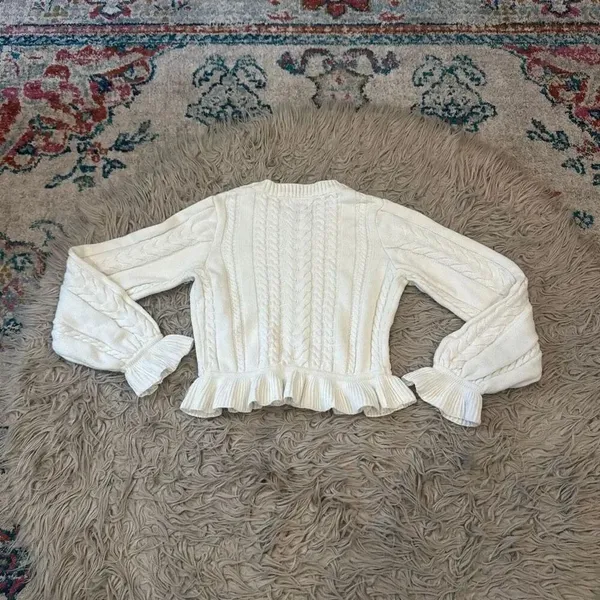 Show Me Your Mumu Ridley Ruffle Sweater size Medium - Image 4
