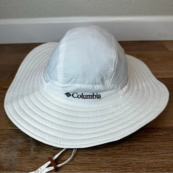 Columbia Omni-Shade White Unisex Summer Booney Hat, OS - Image 5