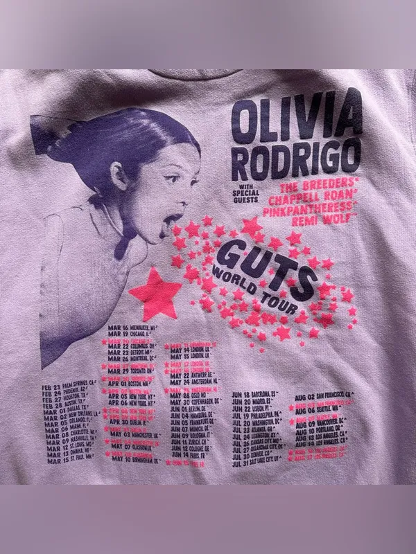 Olivia Rodrigo Fan Made Purple Hoodie - Image 4