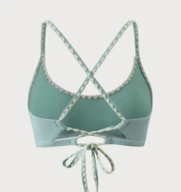 BERLOOK Cyan Contrast Stitch Cross Back Top AND Cyan Contrast Stitch BOT 38 - Image 8