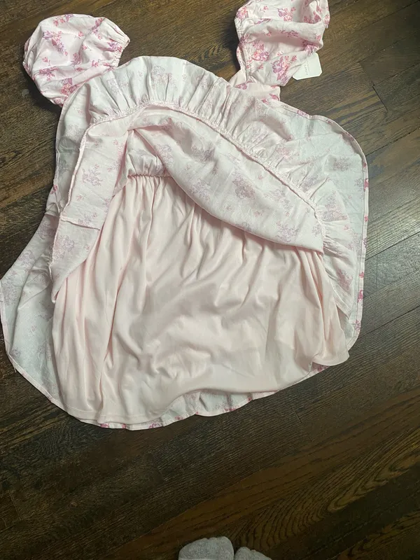 Altar’d State Mini Pink Floral Dress Small - Image 2