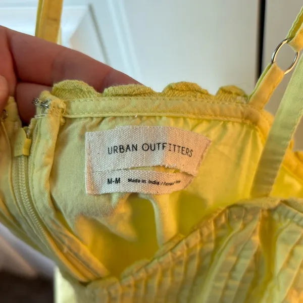 Urban Outfitters Yellow Romper Size M - Image 9