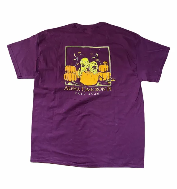 Alpha Omicron Pi Shirt (sorority) Red - Image 2