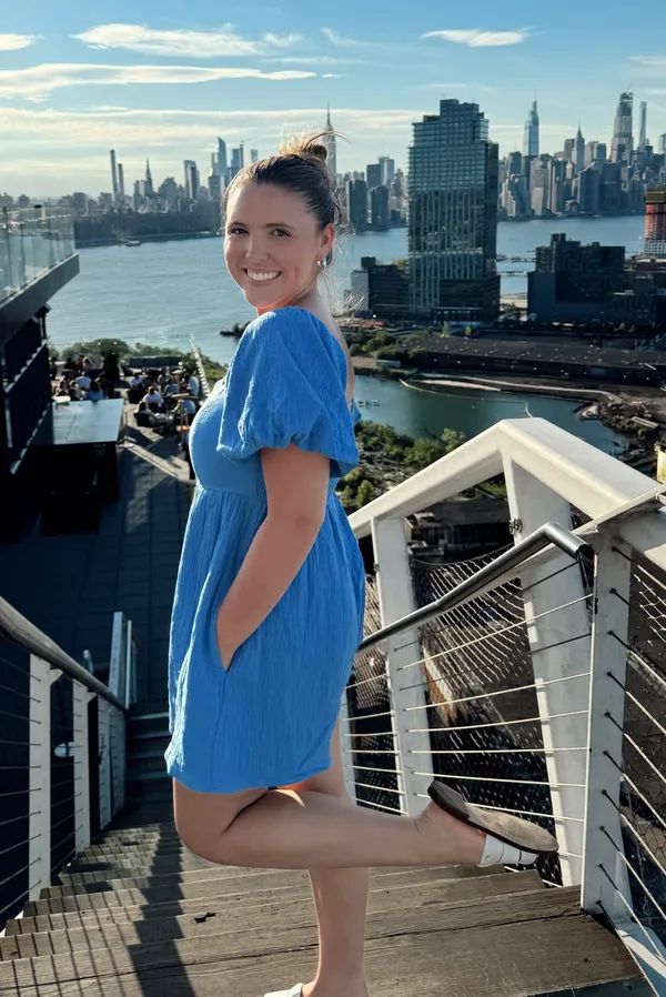 BOUTIQUE BLUE ROMPER - Image 2