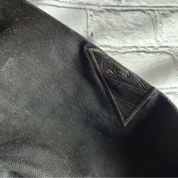 Levi’s Imagine Dragons Black Denim Womens Small Embroidered Jean Jacket . - Image 11