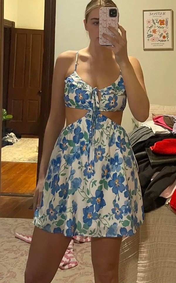 Princess Polly Floral Mini Dress - Image 2