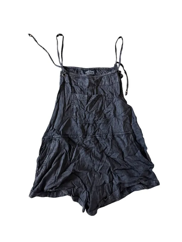 ANGIE Dark Gray Romper Overalls Size M NEW NWT - Image 6