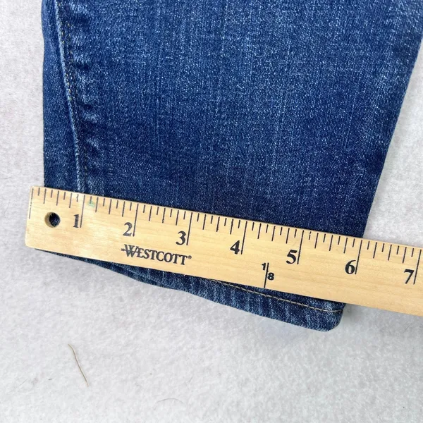 7 For All Mankind Skinny‎ Jeans Womens 25 The High Waist Side Stripe Taped Leg - Image 11