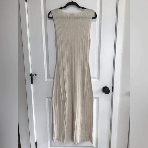 A New Day Maxi‎ Dress Womens Large Washed Ribbed Sleeveless - Image 3