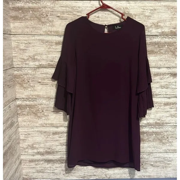 Lulus Move and‎ Shake Plum Purple Shift Dress Size Small - Image 2