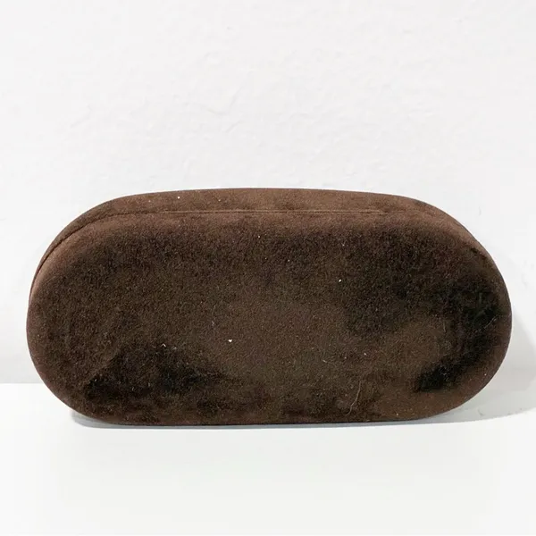 TOM FORD Sunglasses Case Only Clamshell Velvet Brown Hardcase Small‎ - Image 4