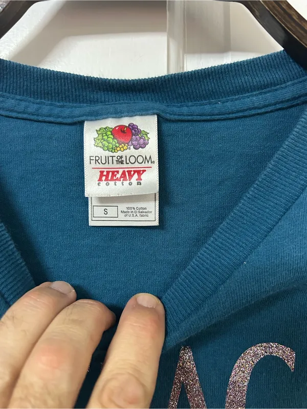 Fruit of the Loom Teal Womens Tee - "I Teach, What's Your Superpower?" - Image 2