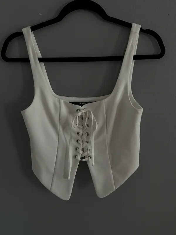 Urban Outfitters Crop Corset Tank - Image 4