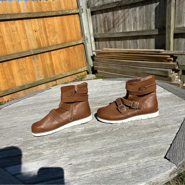 B.O.C. Kiley Motorcycle‎ Boot in brown size Women's size 10 - Image 5