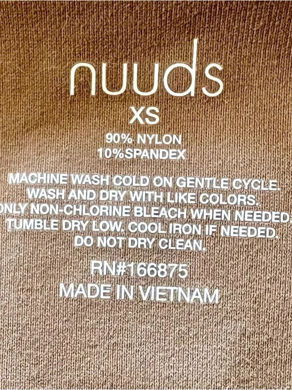 NUUDS Long Sleeve Scoop Neck Bodysuit Size XS - Image 4