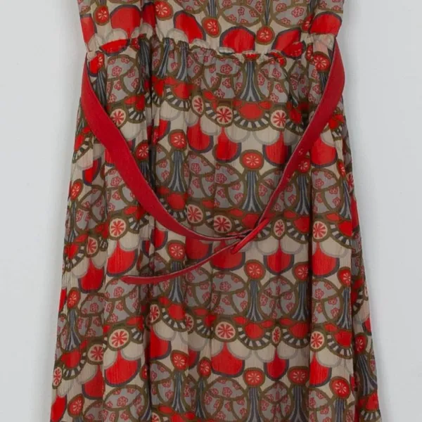 Alice + Olivia Womens Silk‎ One Shoulder Geometric Mini Dress Belt Summer Travel - Image 5