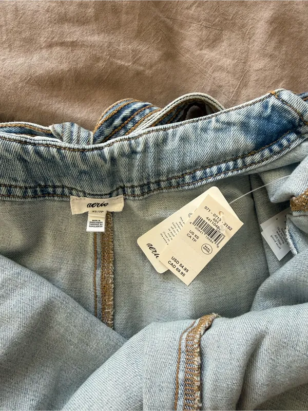 Aerie Denim Shortalls - Image 3