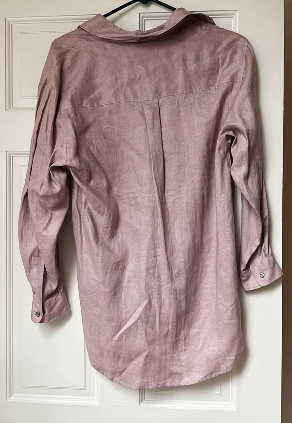 Laura Ashley Purple Blouse - Image 4