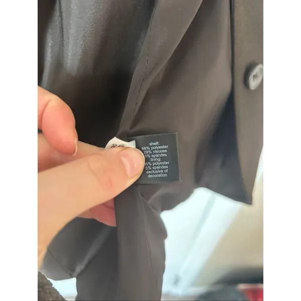 The limited brown blazer size 10 work attire y2k style - Image 7