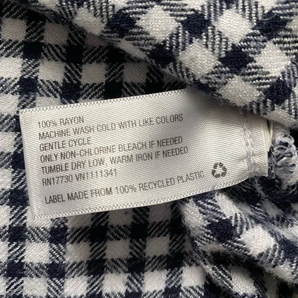 Merona Plaid 1/2 Button Up - Image 5
