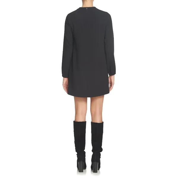 NWT Womens Size 4 Nordstrom Cynthia Steffe Black Taylor Shift LBD Mini Dress - Image 2