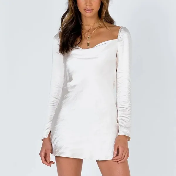 Princess Polly Star Power Mini Dress Women's 6‎ Champagne Coquette Girl Dainty - Image 2