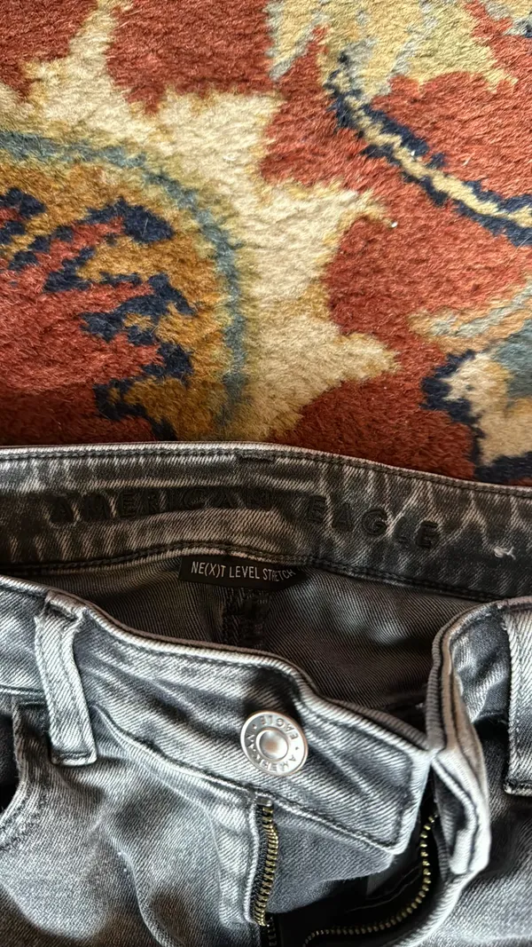 American Eagle Outfitters Faded Black Jeans - Image 2