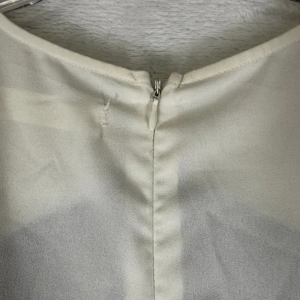 Sugarhill Boutique Navy Blue White Colorblock Shift Dress US 2 UK 8 Mod Retro - Image 8