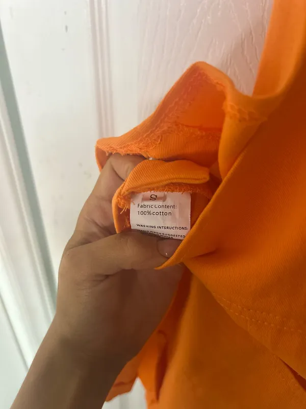 Orange Amazon short overalls  - Image 3