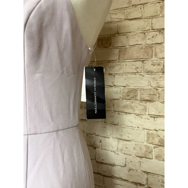 NWT French Connection Whisper Frill Hem Cami Mini Dress 6 Lilac Sachet‎ - Image 6