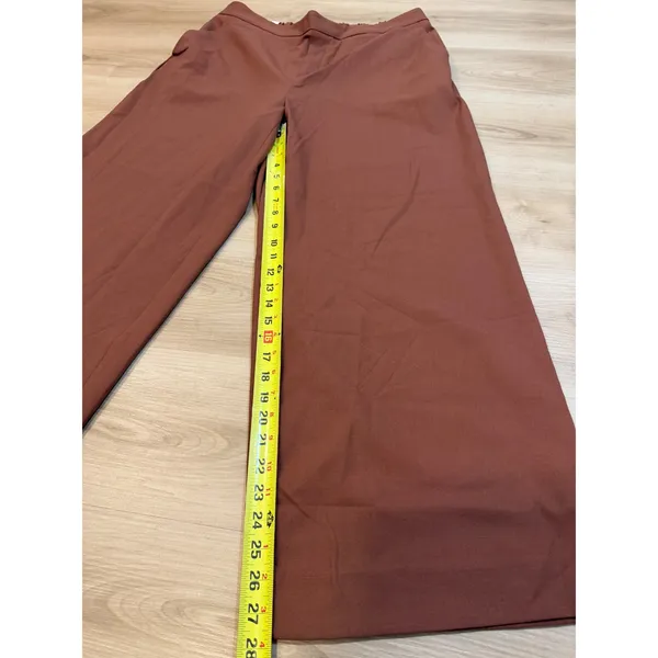 Banana Republic Hayden Wide-Leg Pant Brown 16 Womens High Rise NEW - Image 8
