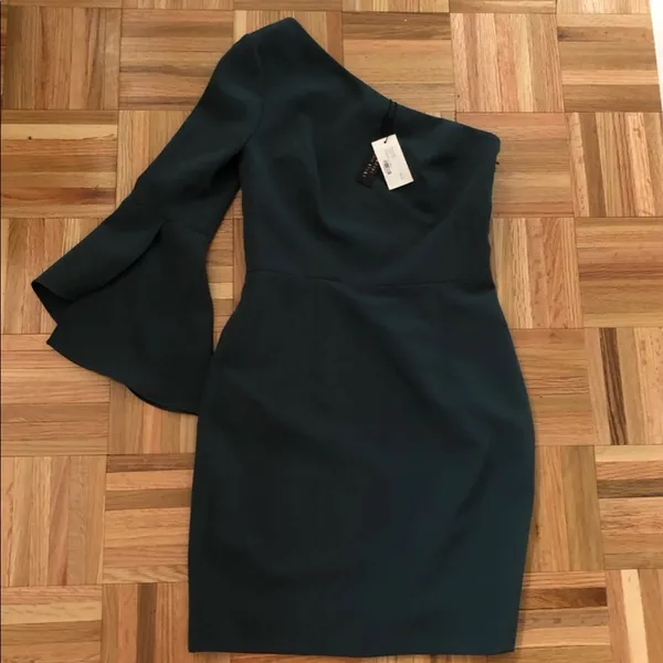 MILLY Sandrine Green Dress - Image 3